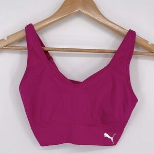 Puma Hot Pink Sports Bra Size Medium